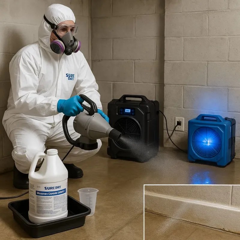 Sanitization and Odor Removal process in Castle Shannon, PA